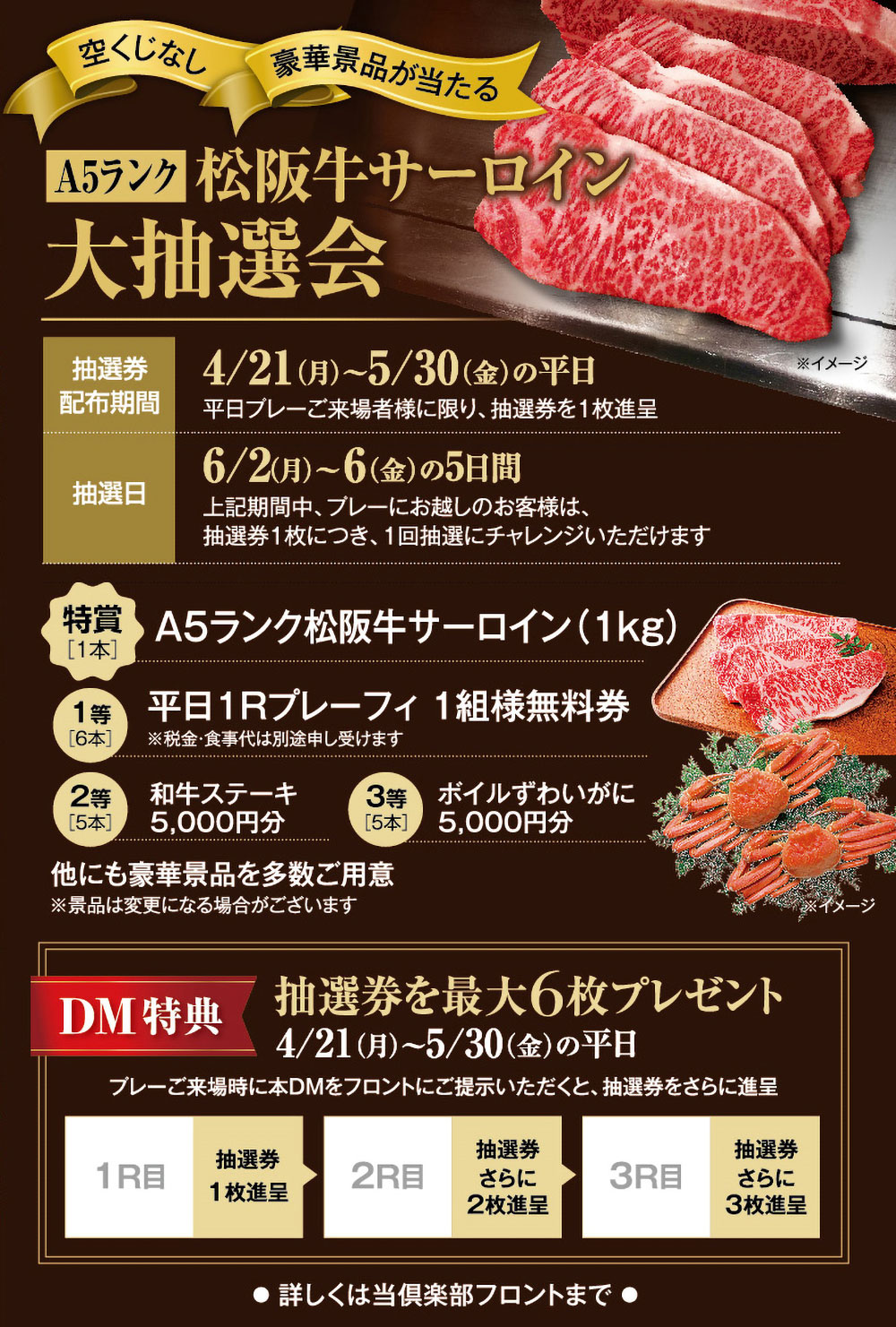 松阪牛サーロイン抽選会